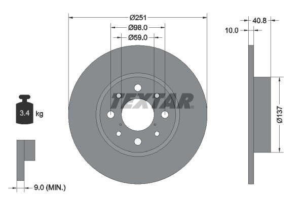 DISQUES VL - BOITE DE 2