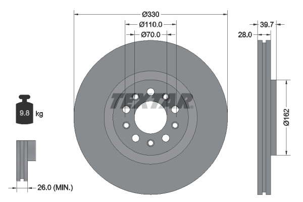 DISQUE VL -  BOITE DE 1