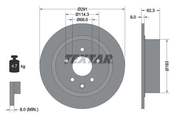 DISQUES VL - BOITE DE 2