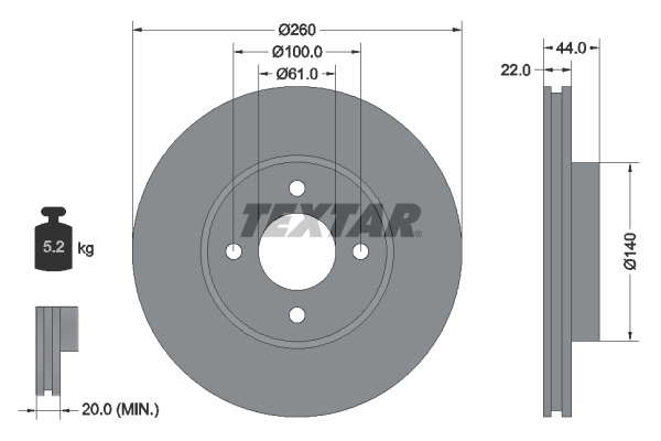 DISQUES VL - BOITE DE 2