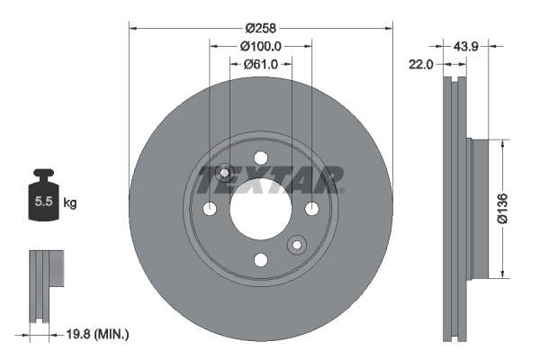 DISQUES VL - BOITE DE 2