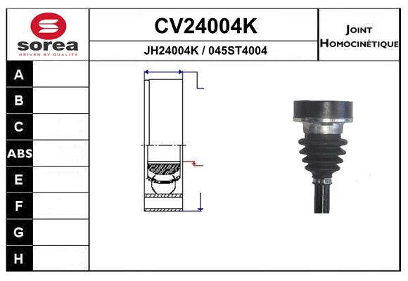KIT CV JOINT AVEC KR062 / 944