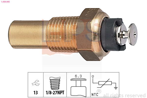 Sonde de température, liquide de refroidissement