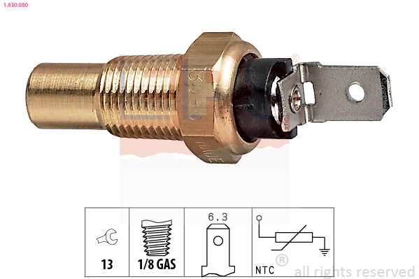 Sonde de température, liquide de refroidissement