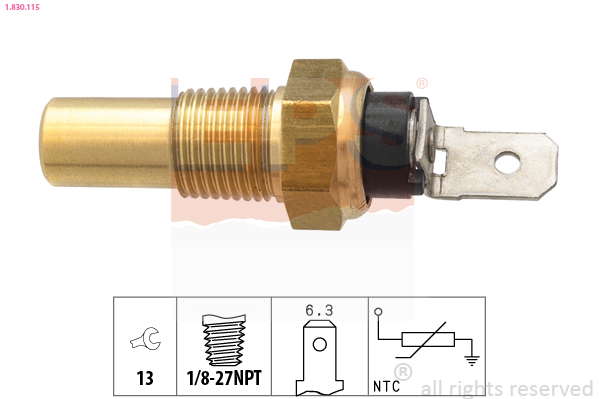 Sonde de température, liquide de refroidissement