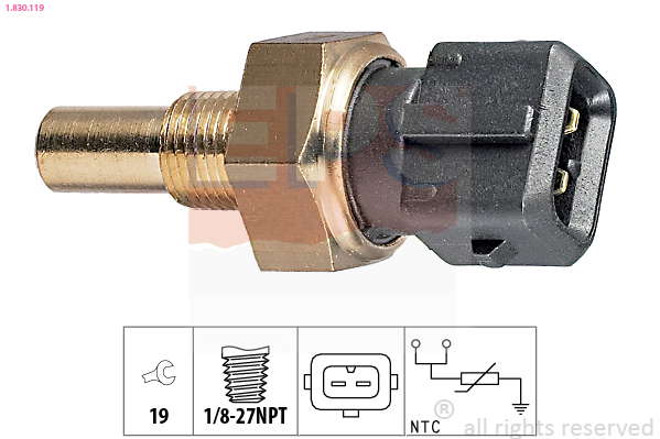 Sonde de température, liquide de refroidissement
