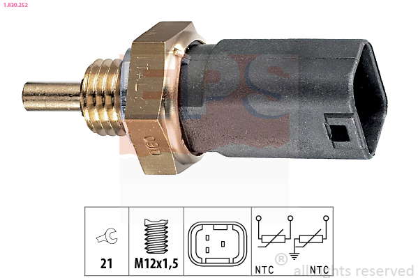 Sonde de température, liquide de refroidissement