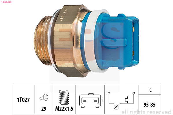 Thermocontact pour ventilateur de radiateur