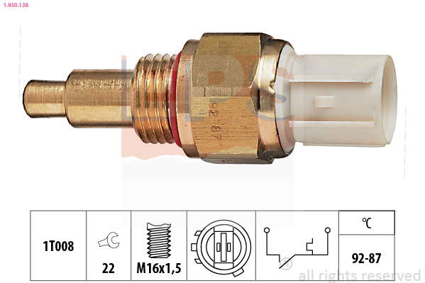 Thermocontact pour ventilateur de radiateur