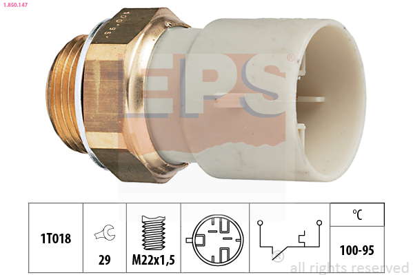 Thermocontact pour ventilateur de radiateur