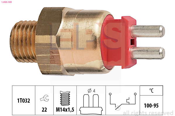 Thermocontact pour ventilateur de radiateur