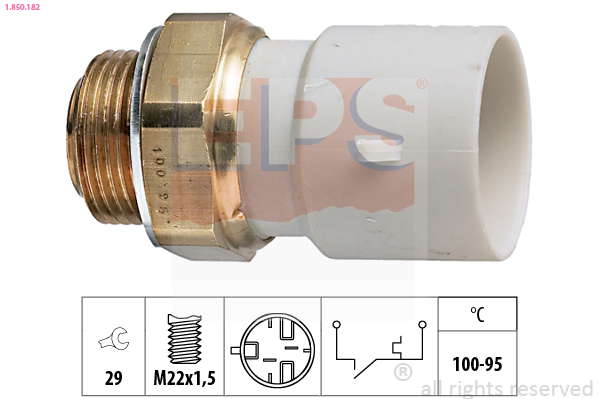 Thermocontact pour ventilateur de radiateur