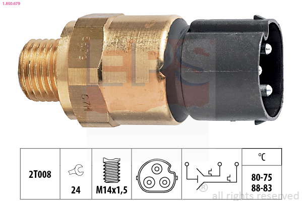 Thermocontact pour ventilateur de radiateur