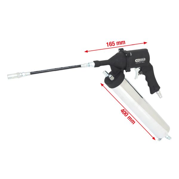 Pistolet à graisse pneumatique, 400 ml