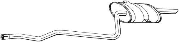 Silencieux arrière