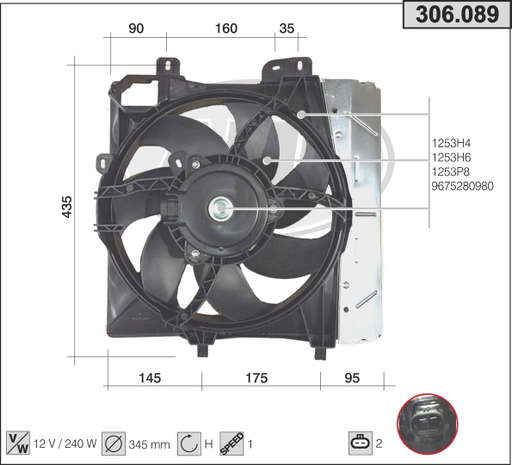VENT.   CITROEN C 3 1.4 8V/16V - 1.