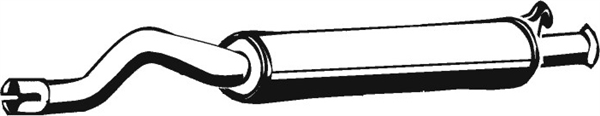 Silencieux intermédiaire