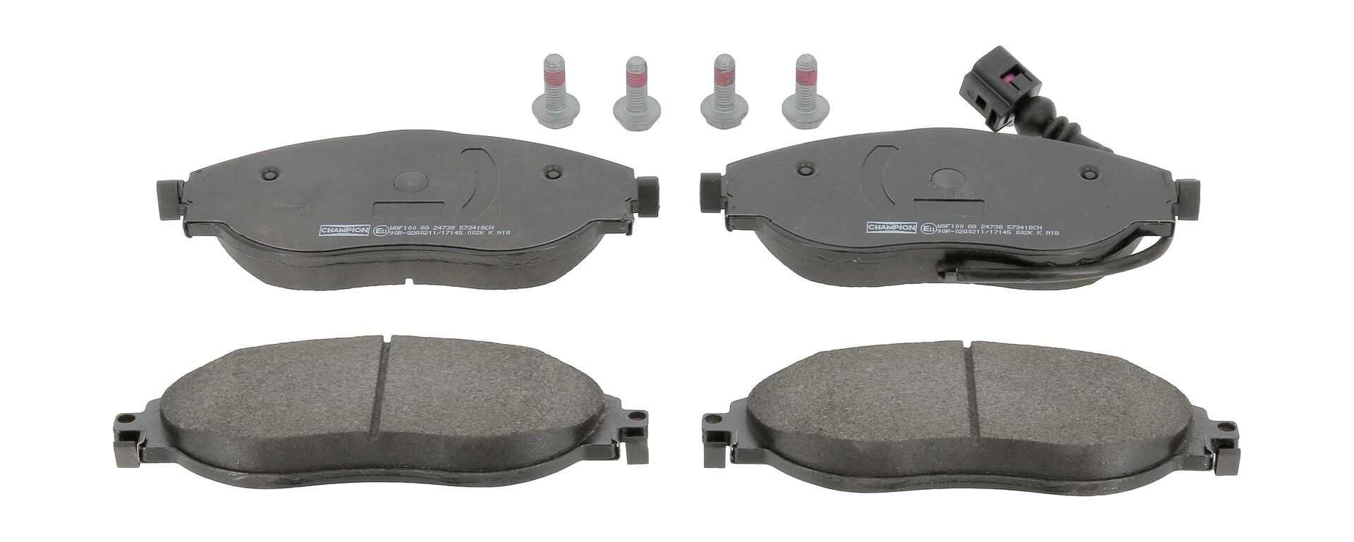 Jeu de plaquettes de frein avant