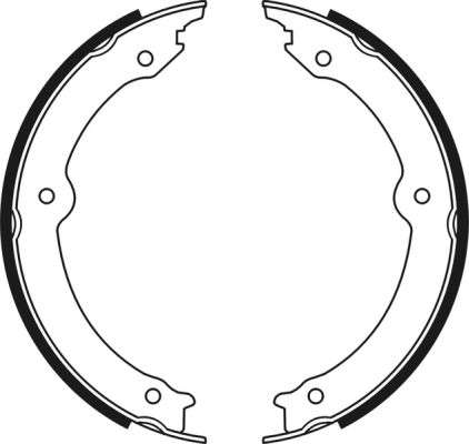 Mâchoires de frein à main
