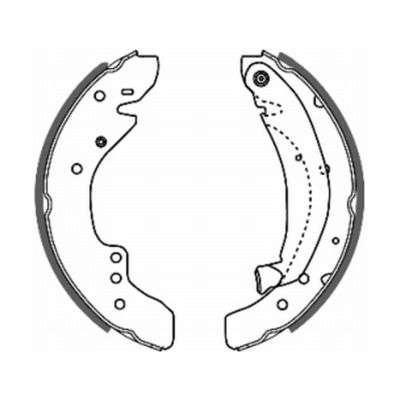 Jeu de mâchoires de frein