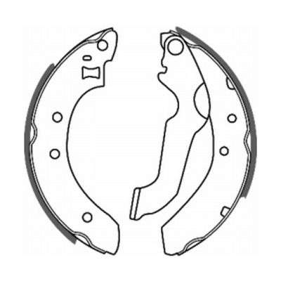 Jeu de mâchoires de frein