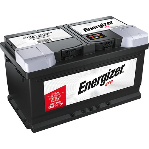 Batterie  ENERGIZER PREMIUM EFB  EE75LB4  12 V 75 AH + 730 AMPS EN + DROITE