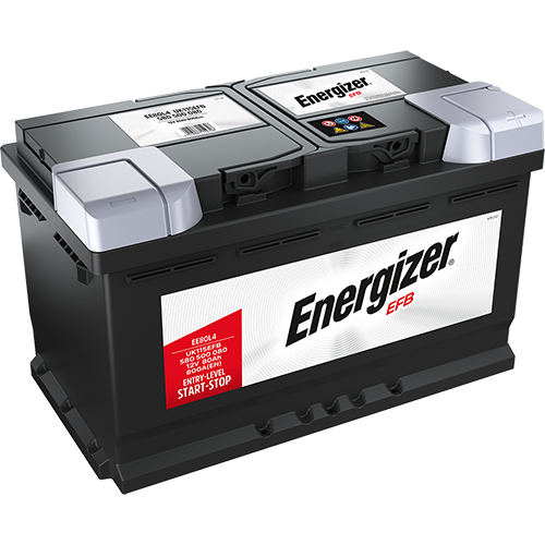 Batterie  ENERGIZER PREMIUM EFB  EE80L4  12 V 80 AH + 800 AMPS EN + DROITE
