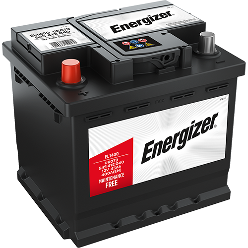 Batterie  ENERGIZER  EL1400  12 V 45 AH + 400 AMPS EN + DROITE