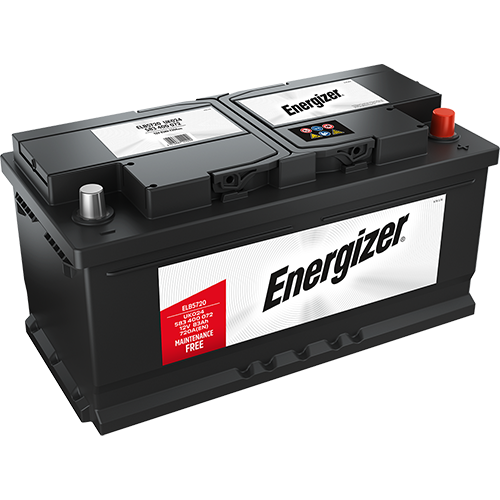 Batterie  ENERGIZER  EL5720  12 V 90 AH + 720 AMPS EN + DROITE