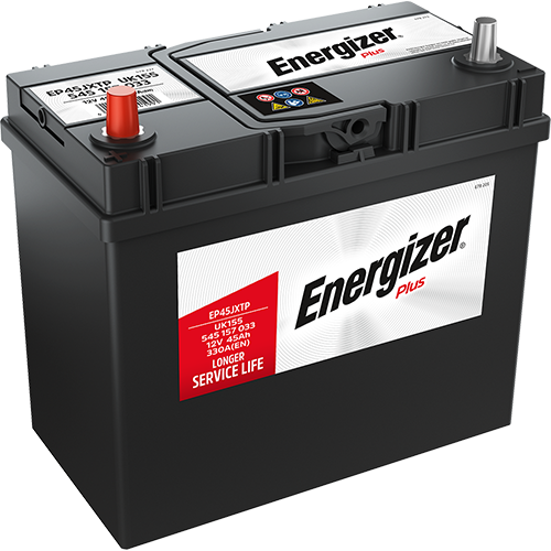 Batterie  ENERGIZER  PLUS EP45JXTP  12 V 45 AH + 330 AMPS EN + GAUCHE