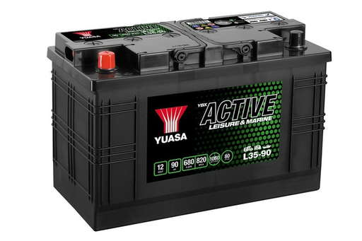 Batterie Yuasa L35-90 ACTIVE - Leisure 12 V 90 AH 820 AMPS L 352 l 175 H 227