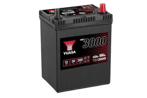 Batterie Yuasa YBX3009 conventionnelles standard 12 V 30 AH 300 AMPS L 167 l 129 H 224