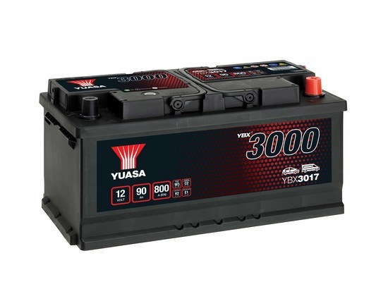 Batterie Yuasa YBX3017 conventionnelles standard 12 V 90 AH 800 AMPS L 353 l 175 H 175