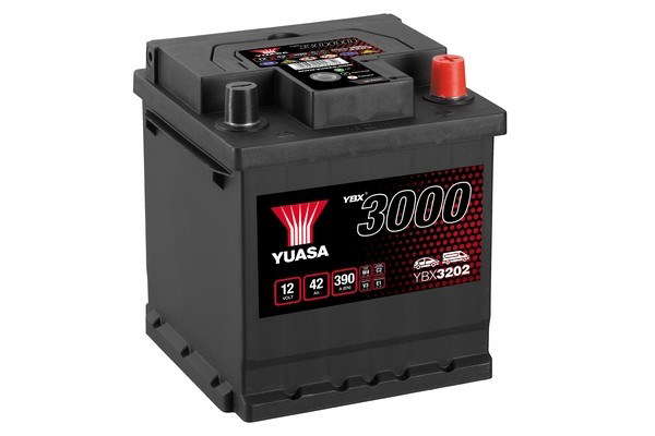 Batterie Yuasa YBX3202 conventionnelles standard 12 V 42 AH 390 AMPS L 175 l 175 H 190