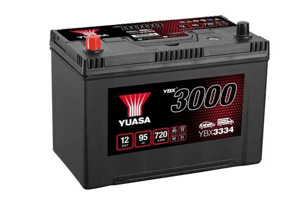 Batterie Yuasa YBX3334 conventionnelles standard 12 V 95 AH 720 AMPS L 304 l 174 H 225