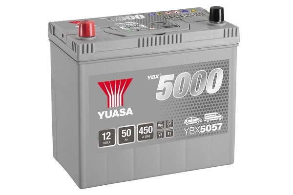 BAT YUASA SMF 12V 50Ah 450A B24 +G 238x129x223mm