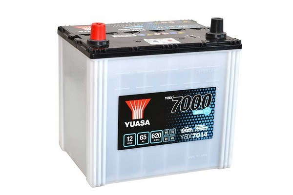 Batterie Yuasa YBX7014 EFB Start-Stop 12 V 65 AH 620 AMPS L 232 l 173 H 225