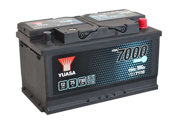 Batterie Yuasa YBX7110 EFB Start-Stop 12 V 75 AH 730 AMPS L 315 l 175 H 175