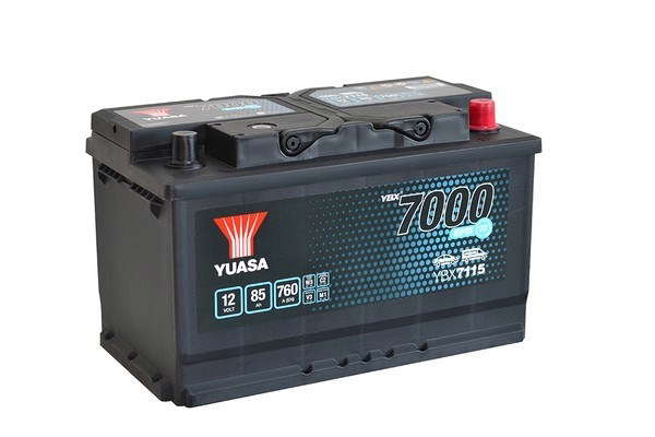 Batterie Yuasa YBX7115 EFB Start-Stop 12 V 85 AH 760 AMPS L 317 l 175 H 190