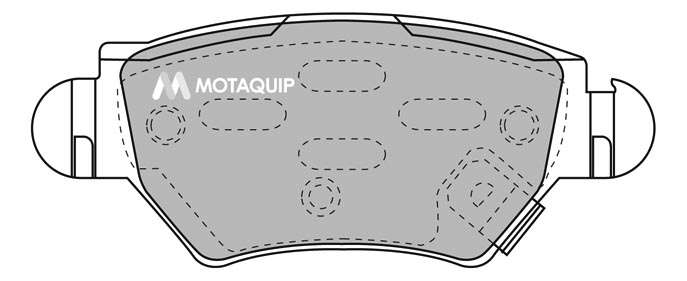 Jeu de plaquettes de frein arrière