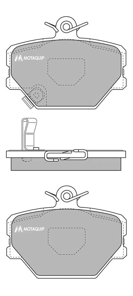 Jeu de plaquettes de frein avant