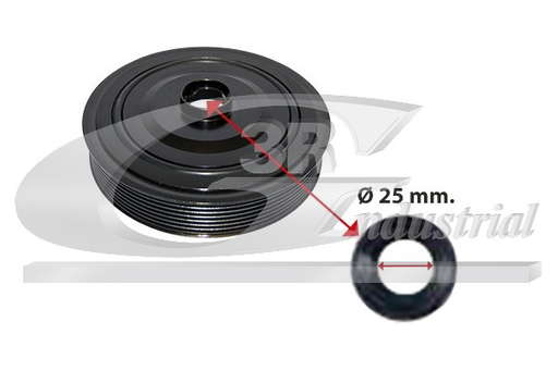 Poulie damper (vilebrequin)