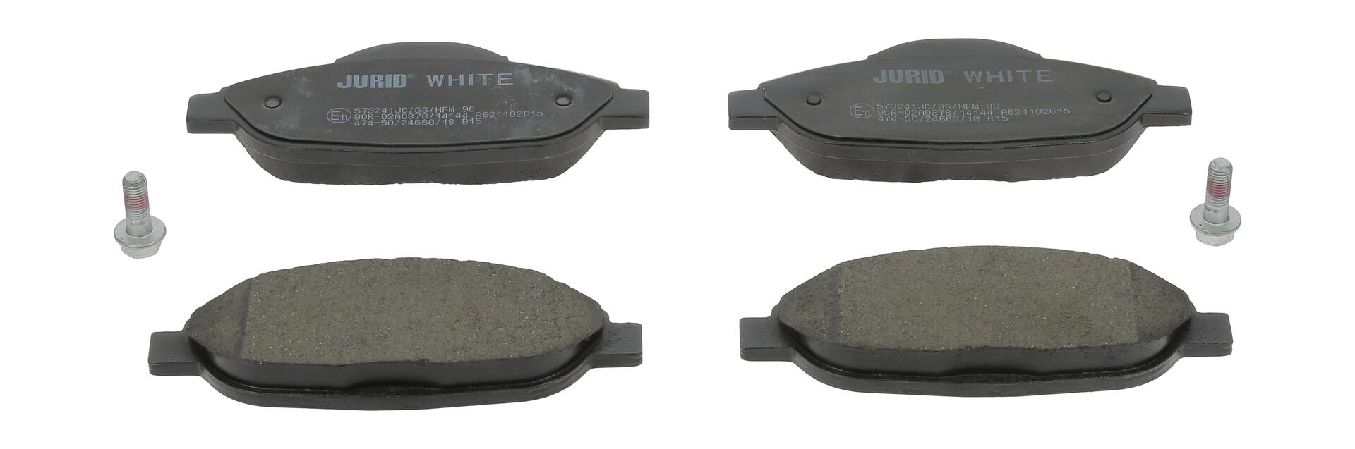 Jeu de plaquettes de frein avant
