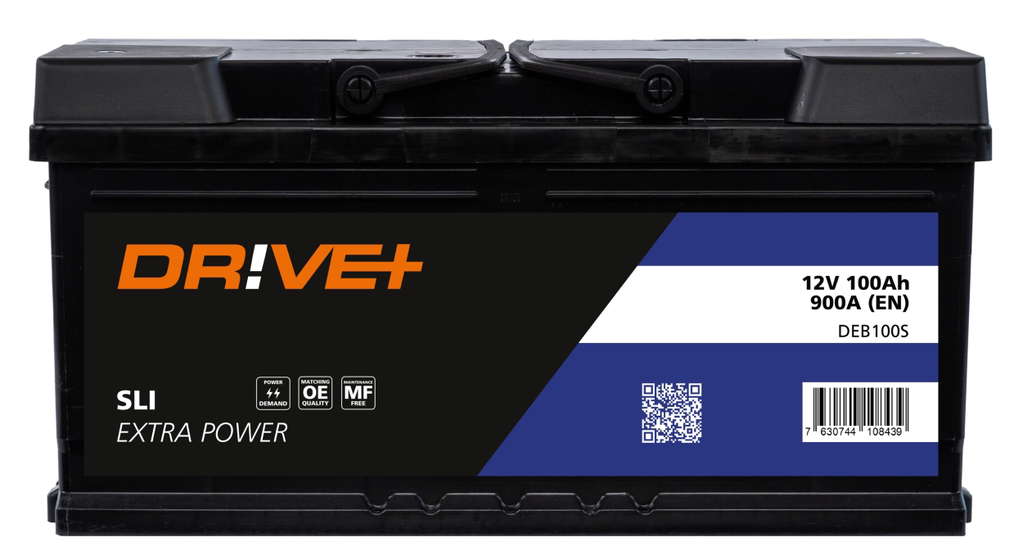 Batterie 12V 100AH 900A +D