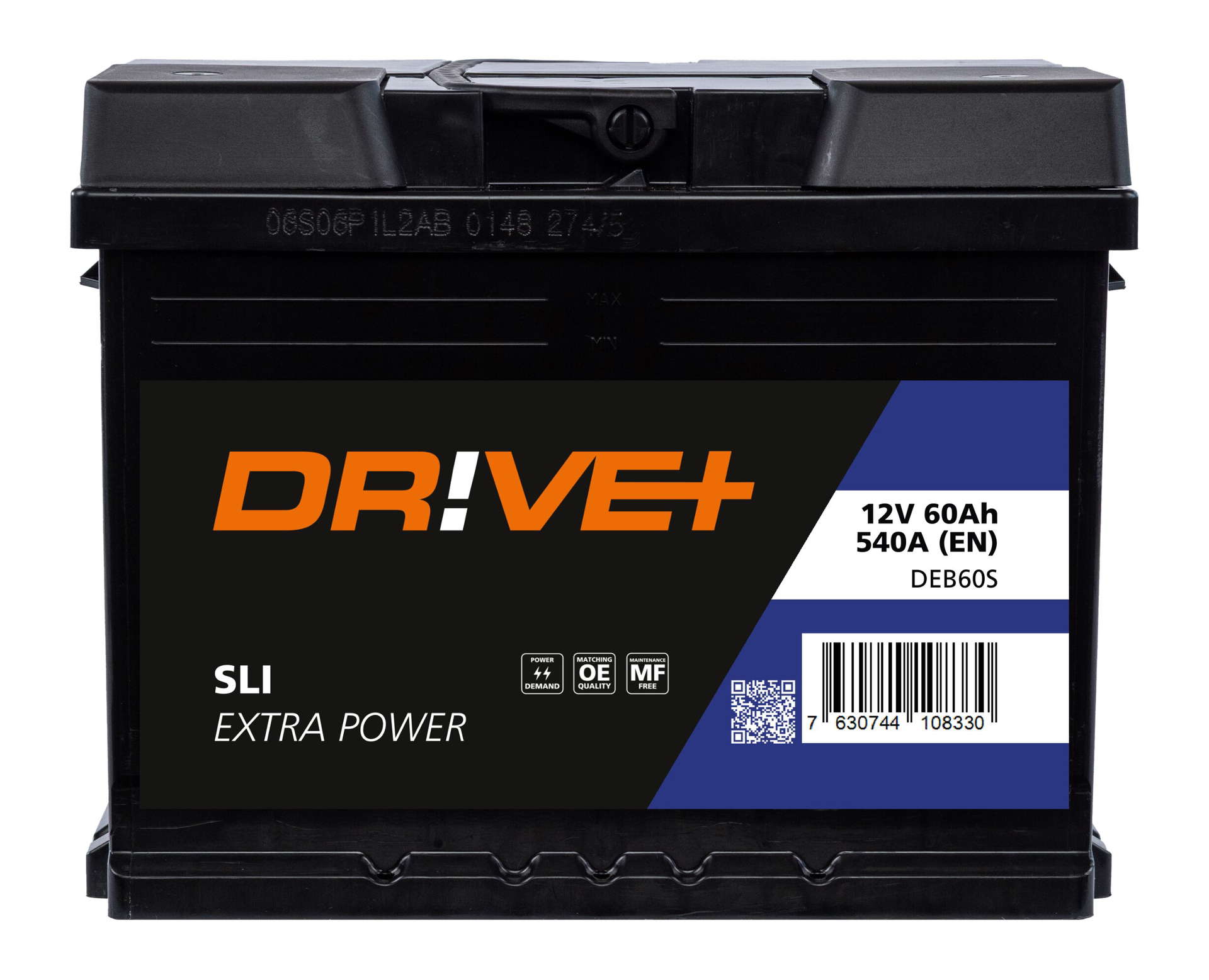 BAT VL EN 12V 60Ah 540A +D 242X175X190