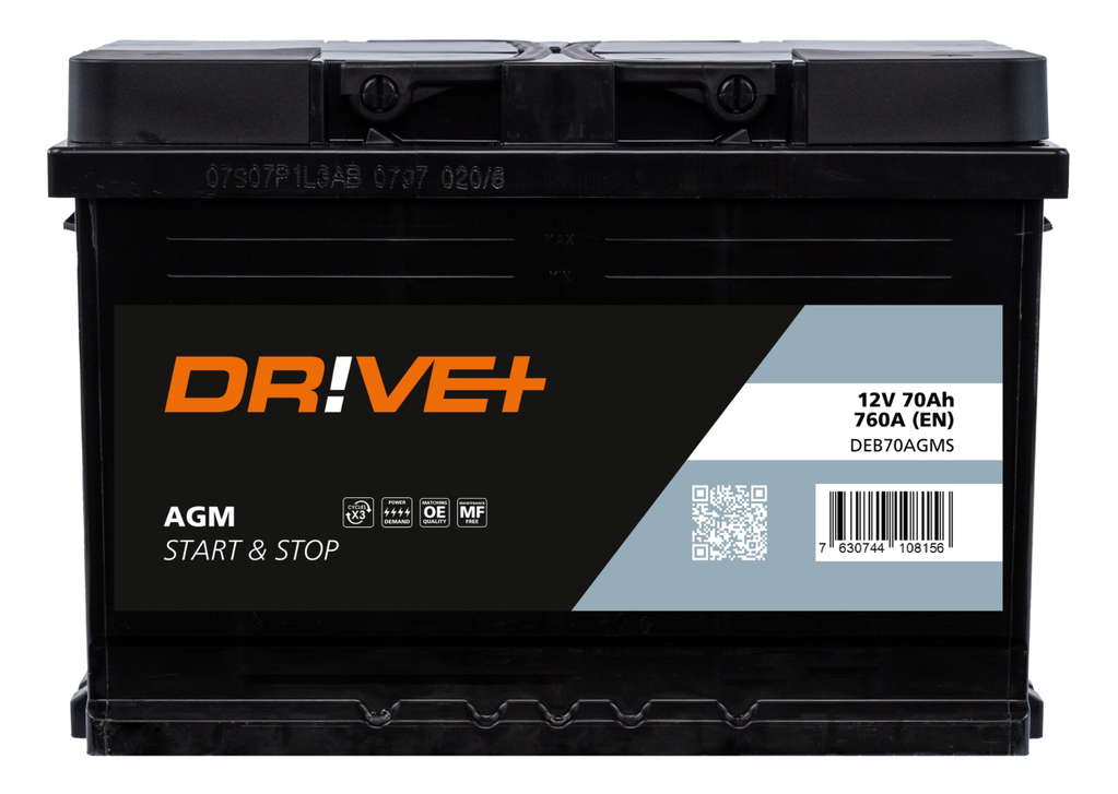 Batterie 12V 70AH 760A +D