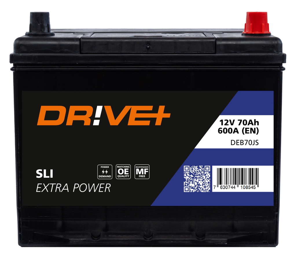 Batterie 12V 70AH 600A +D
