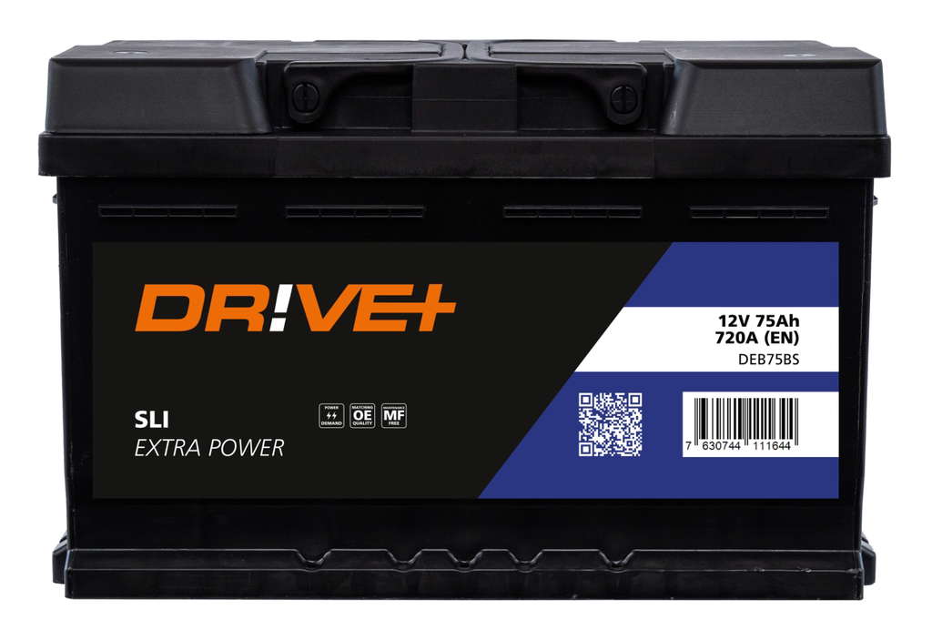 Batterie 12V 75AH 720A +D