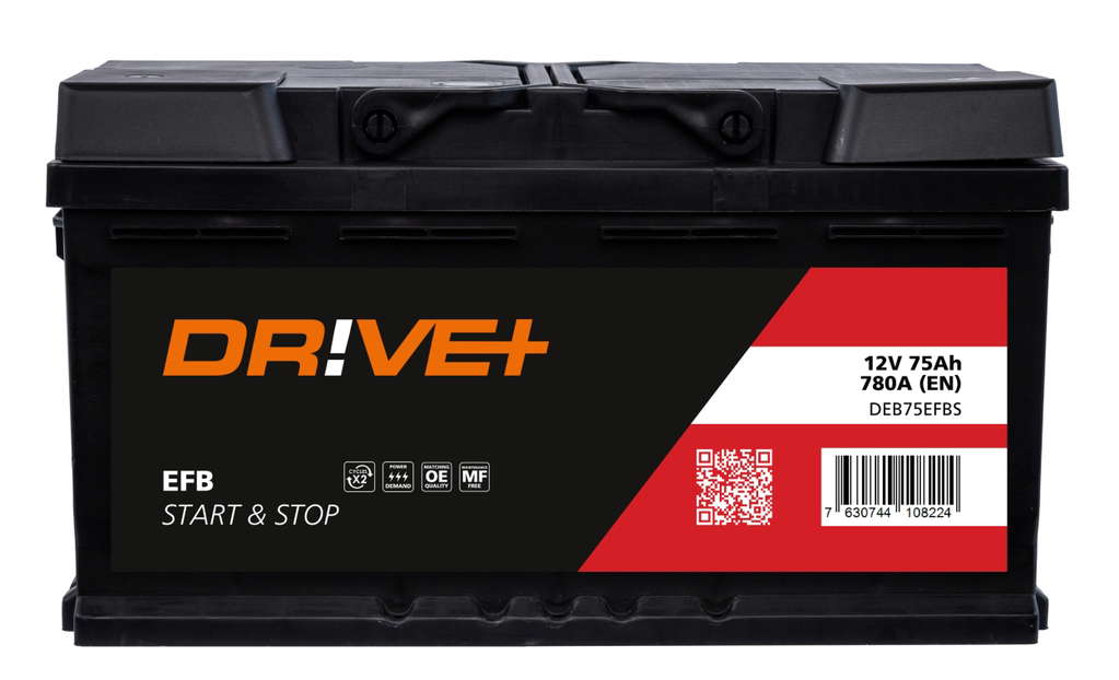 Batterie 12V 75AH 780A +D