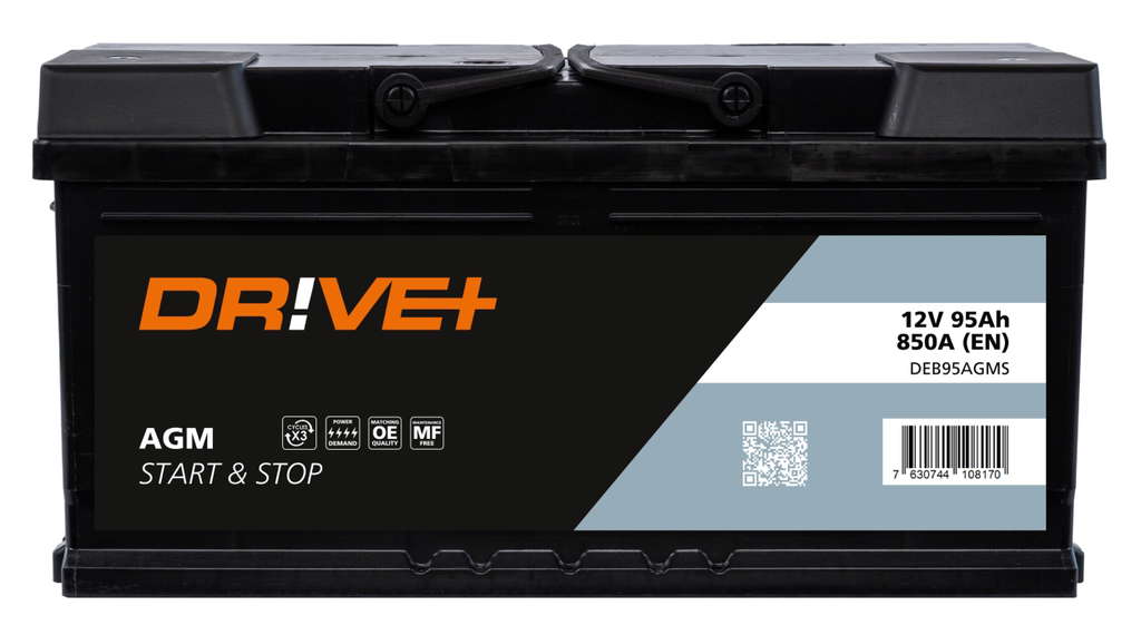 Batterie 12V 95AH 850A +D
